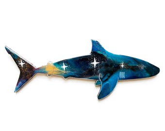 Custom Shark Resin Wall Hanging