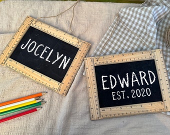 Personalized Name Chalkboard Gift, Birthday Gift, Baby Shower Gift Room Decor, School Chalkboard, Learnin Gift For Kids, Kitchen Chalkboard