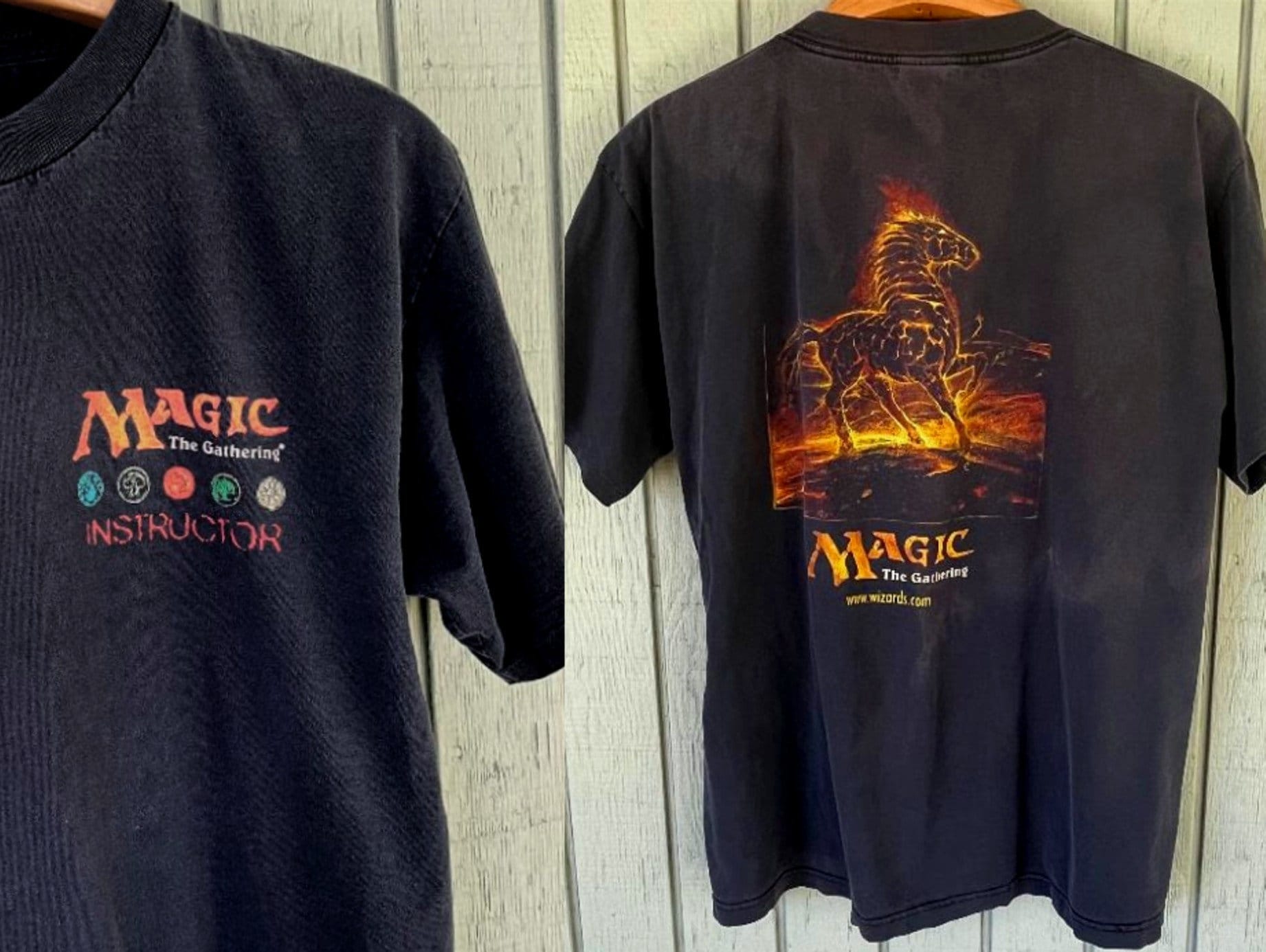 Magic the Gathering Instructor Judge's Thundermare Black T-shirt