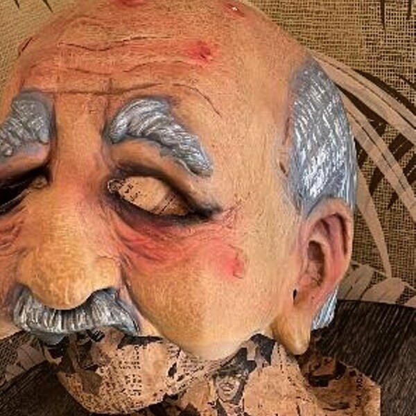 Old Man Mask Etsy