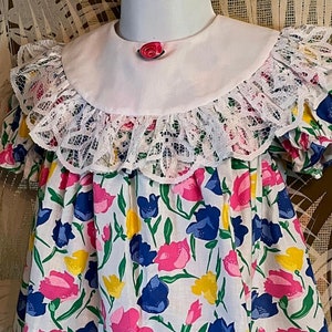 80's Little Girl Dress - Etsy