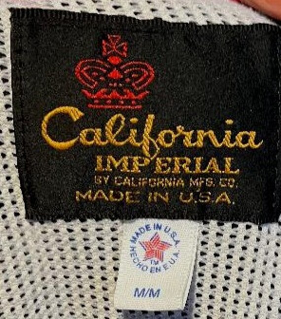 Vintage 80s California Imperial Colorblock Windbr… - image 3