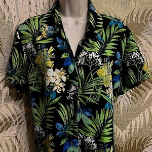 Chemise Vintage Bentley Femme Taille Plus 26W Noir Rayée - Années 90 - Excellent état