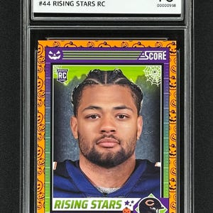 Rome Odunze Chicago Bears 2024 Score-A-Treat #44 Rising Stars Rookie Graded Gem Mint 10!