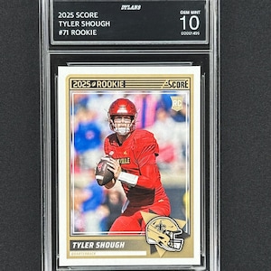 Tyler Shough  New Orleans Saints 2025 Score Rookie Graded Gem Mint 10!