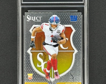 Malik Nabers NY Giants 2024 Select Certified Rookie Graded Gem Mint 10!