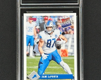 Sam Laporta Detroit Lions Retro Rookie Card: 2023 Panini Instant Gem Mint 10