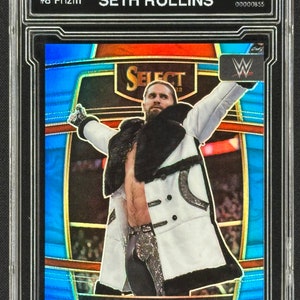 Seth Rollins 2021 Select WWE /299 #8 Graded Gem Mint 10!