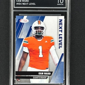 Cam Ward Tennessee Titans 2025 Sage Next Level #104 Graded Gem Mint 10!