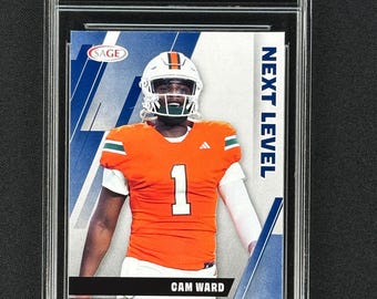 Cam Ward Tennessee Titans 2025 Sage Next Level #104 Graded Gem Mint 10!