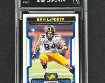 Sam Laporta Detroit Lions 2023 Score Rookie Graded Gem Mint 10!