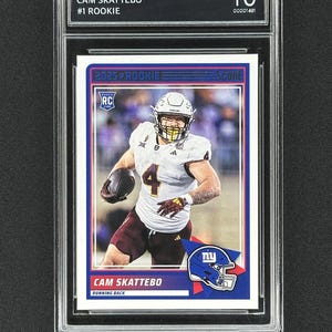 Cam Skattebo NY Giants 2025 Score Rookie Graded Gem Mint 10!