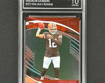 Shedeur Sanders Cleveland Browns 2025 Novato Absoluto Calificado Gem Mint 10!