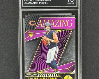 Caleb Williams Rookie Card: 2023 Prizm DP Green /50 Gem Mint 10