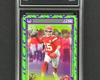 Patrick Mahomes Kansas City Chiefs 2024 Score-A-Treat Graded Gem Mint 10!