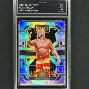 Hulk Hogan 2024 Select Silver Prizm #81 Graded!