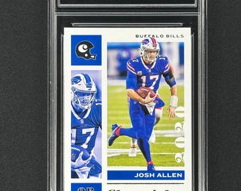¡Josh Allen Buffalo Bills 2020 Chronicles calificado como Gem Mint 10!