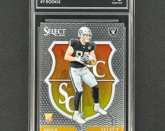 ブロック・バワーズ ラスベガス・レイダース 2024 セレクト認定 #7 ルーキー グレード ジェムミント 10!