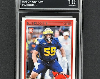 Mason Graham Cleveland Browns 2025 Score Rookie Graded Gem Mint 10!