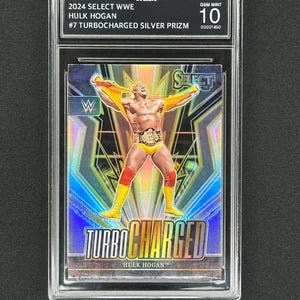 Hulk Hogan 2024 Select Turbocharged Silver Prizm Graded Gem Mint 10!