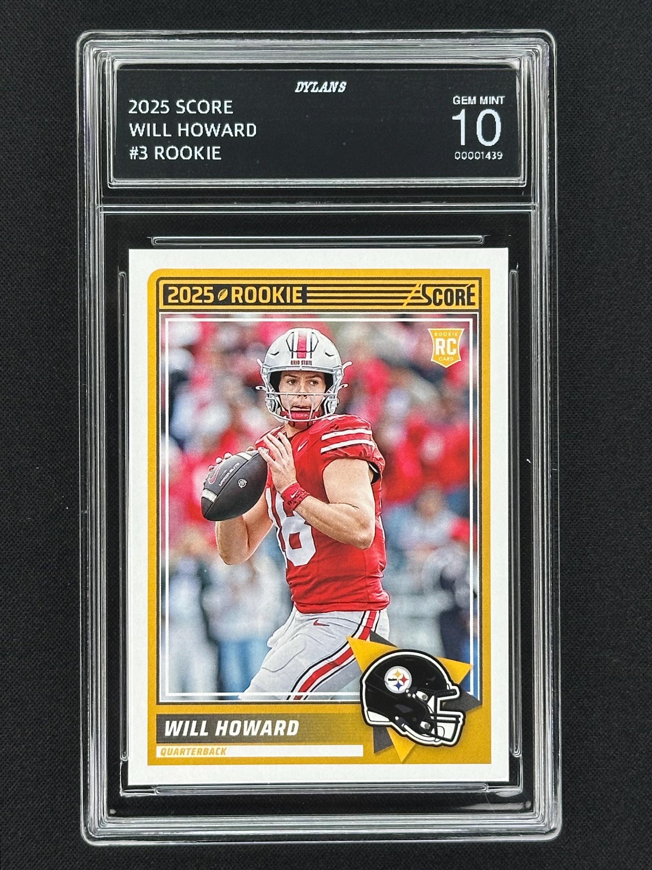 Will Howard Rookie Card Will Howard Rookie 2025 NFL Draft #38 Football Card  main image 2