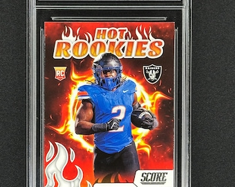 Ashton Jeanty Raiders 2025 Score Hot Rookies #3 Graded Gem Mint 10!