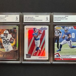 Saquon Barkley Graded Football Cards - Etsy Saquon Barkley Graded Football Cards - Etsy