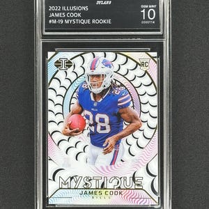 James Koch Buffalo Bills 2022 Illusionen Mystique Rookie Graded Gem Mint 10!