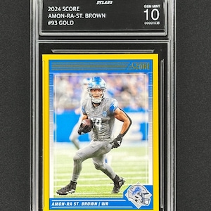Amon-Ra-St. Brown Detroit Lions 2024 pontua com nota ouro e nota 10!