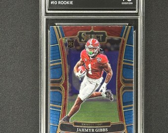 Jahmyr Gibbs Detroit Lions 2023 Select DP Rookie Graded Gem Mint 10!