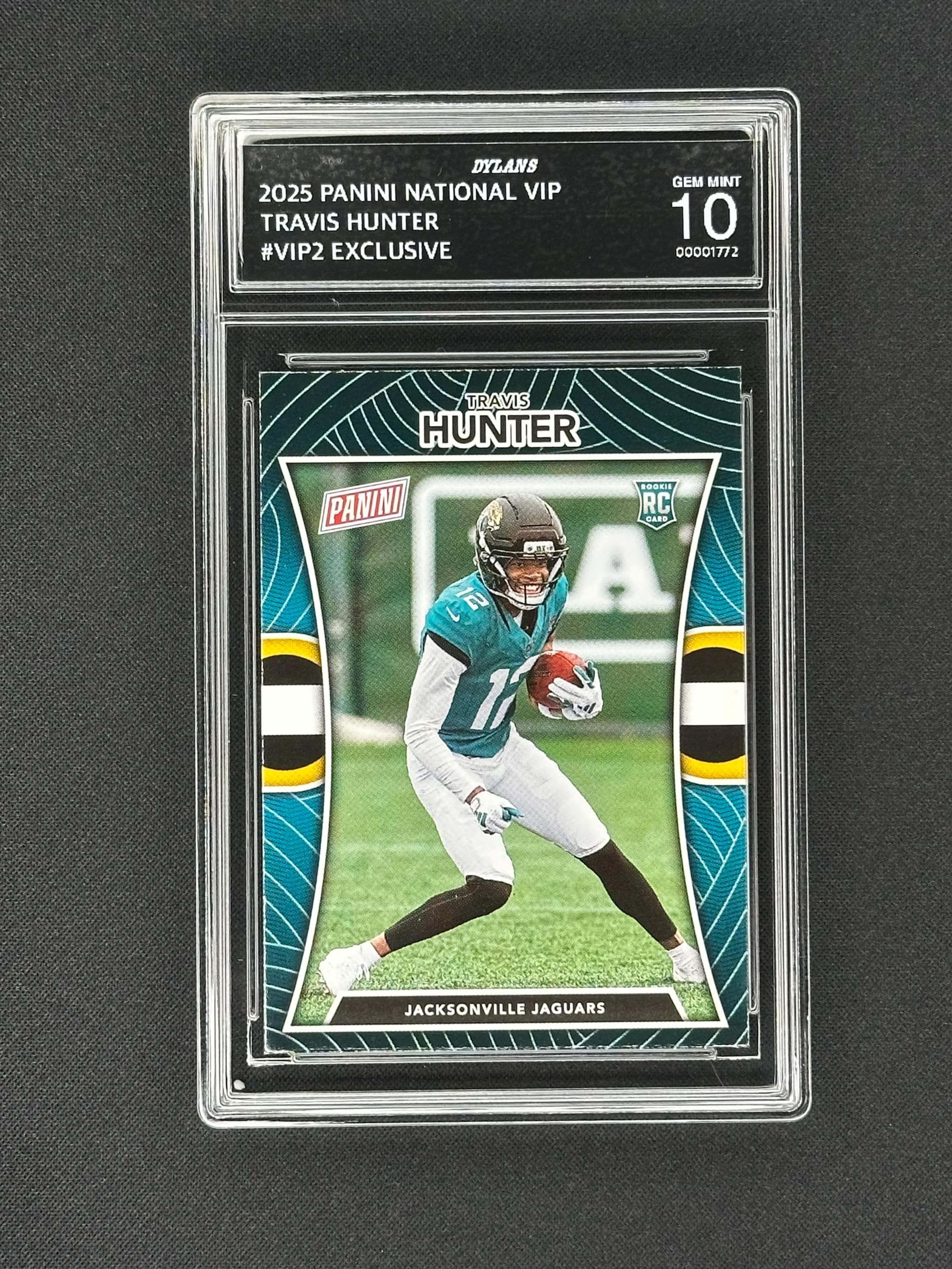 Travis Hunter Jacksonville Jaguars 2025 Panini National VIP