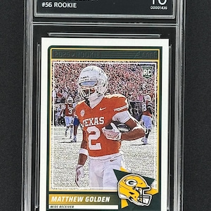 Matthew Golden Packers 2025 Score Rookie #56 Graded Gem Mint 10!