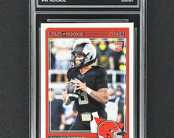 Dillon Gabriel Cleveland Browns 2025 Score Novato Calificación Gem Mint 10!