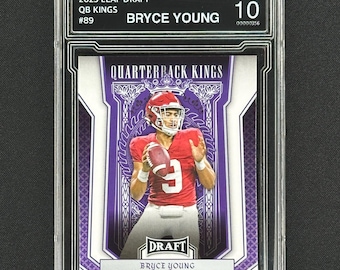 Bryce Young 2023 Leaf Draft 2023 QB Kings Graded Gem Mint 10 !