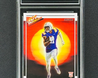 Brian Thomas JR. Jaguars 2024 Puntuación Hot Rookies #7 Novato calificado Gem Mint 10!