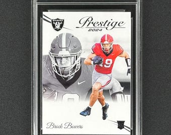 ブロック・バウアーズ ラスベガス・レイダース 2024 プレステージ ルーキー グレード ジェム ミント 10!