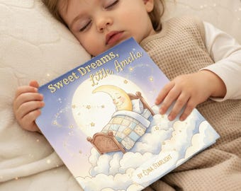 Personalized Baby Book – Custom Bedtime Story, Newborn Gift