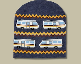 RV Van Life Traveler Knit Beanie Hat