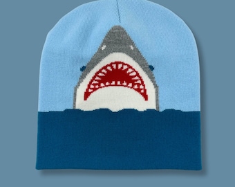 Shark Knit Beanie Hat - Made in the USA