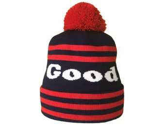 Custom Knit Beanie Hats for the Family - Personalized Colors and Text - Ski Hats, Sports Hat - Made in the USA