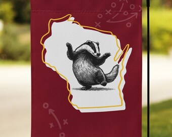 University Of Wisconsin Badgers House Flag – Officially Licensed 30x40" Double-Sided Polyester