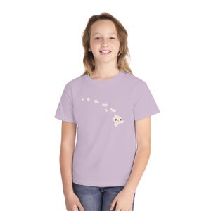 Smiley Hawaii Karte Jugend T-Shirt, Süßes Kinder T-Shirt, Glückliches Gesicht Grafik Shirt, Kinderbekleidung, Sommermode