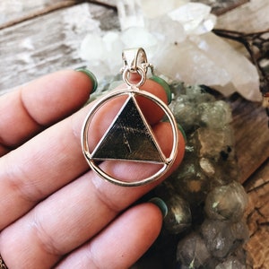 METEORITE Pendant - Ancient Muonionalusta - Etched Meteorite, Handmade Jewelry, Space Astronomy Gifts