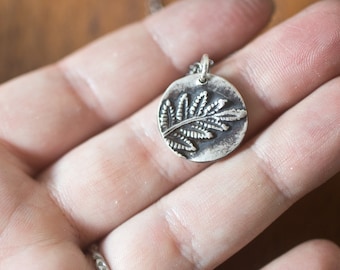 Cottagecore, fern necklace, natural jewelry, necklace, fern, terrarium necklace, pressed flower jewelry