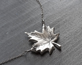 Inateannal Collana Foglia D'acero Catena Piccola Foglia Ciondolo Collana Minimalista Catena Sottile Collana Clavicola Gioielli Per Le Donne Ragazze