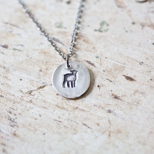 Lamb Necklace, Lamb Necklace, Silver Lamb, Silver Lamb, Lamb Pendant, Lamb Pendant, Small Bunny, Animal Jewelry