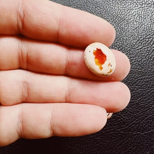 Mexicaanse Fire Opal Cabochon, Flat Back Cabochon, Mexicaanse Fire Opal Cab Lot afbeelding 6