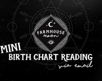 Astrology Reading, Mini Birth Chart Reading, Natal Chart Reading