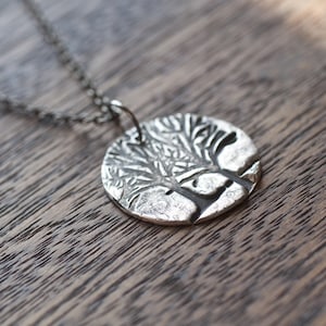 Pine Tree Necklace, Sterling Silver Mountain Necklace, Evergreen Tree Necklace, Wanderlust Jewelry, Holiday Jewelry Gift
