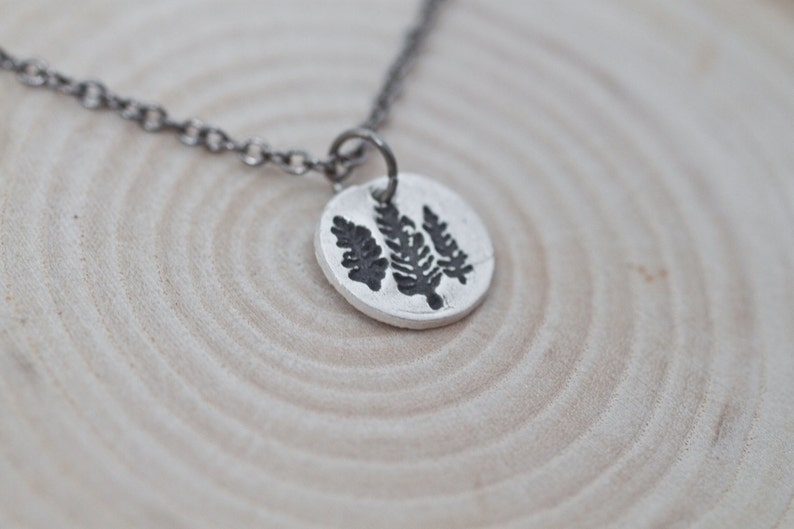 Pine Tree Necklace Handmade Sterling Silver Pine Tree Jewelry Etsy